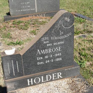 HOLDER Ambrose 1945-1965