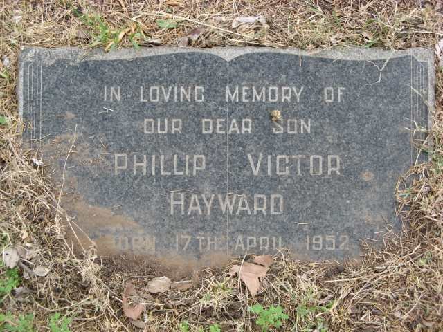 HAYWARD Phillip Victor 1952-