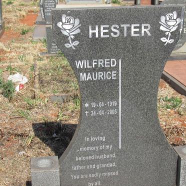 HESTER Wilfred Maurice 1919-2005