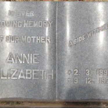 HEPPES Annie Elizabeth 1895-1971