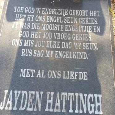 HATTINGH Jayden 2008-2008