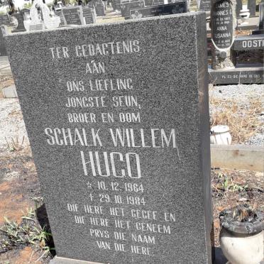 HUGO Schalk Willem 1964-1984
