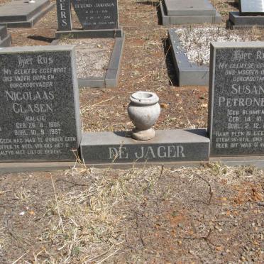 JAGER Nicolaas Clasen, de 1905-1987 &amp; Susanna Petronella BLUMENTHAL 1913-1989