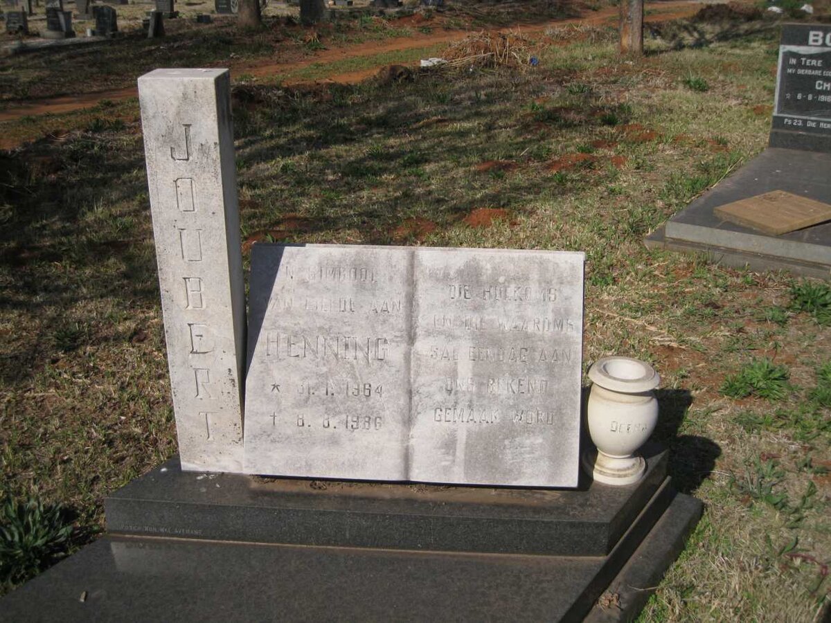 JOUBERT Henning 1964-1986