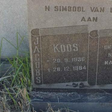 JACOBS Koos 1936-1984