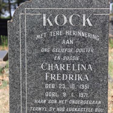 KOCK Charelina Fredrika 1951-1971