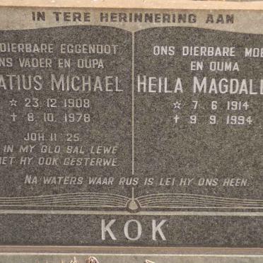 KOK Ignatius Michael 1908-1978 &amp; Heila Magdalena 1914-1994