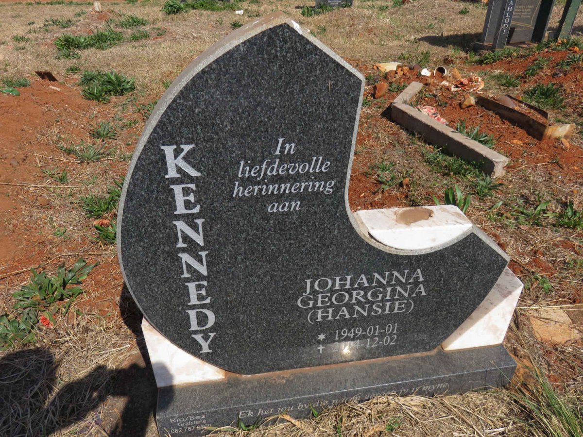 KENNEDY Johanna Georgina 1949-2014