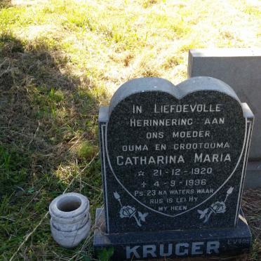 KRUGER Catharina Maria 1920-1996