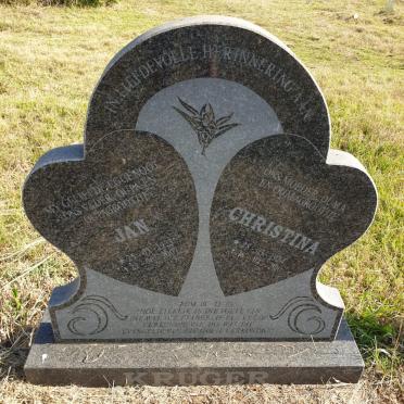 KRUGER Jan 1923-2007 &amp; Christina 1924-2010