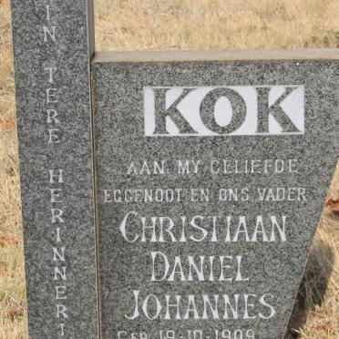 KOK Christiaan Daniel Johannes 1909-1971