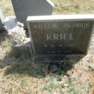 KRIEL Willem Jacobus 1926-1991