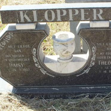 KLOPPER Theodorus 1930-1995 &amp; Daisy 1937-