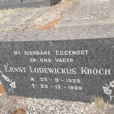 KROCH Ernst Lodewickus 1925-1968