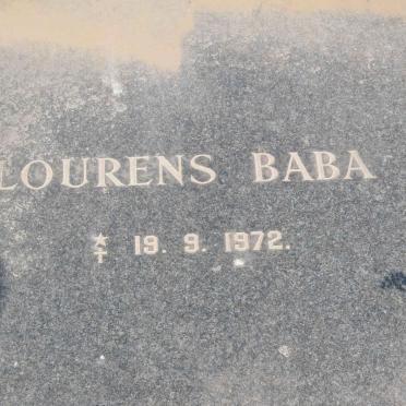 LOURENS Baba 1972-1972