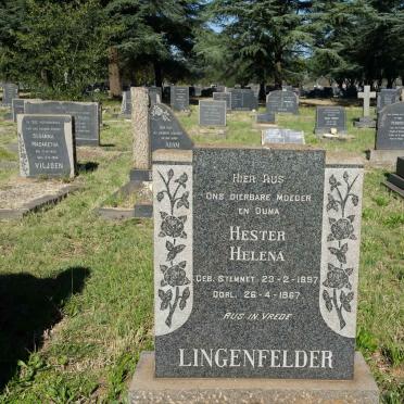 LINGENFELDER Hester Helena nee STEMMET 1897-1967