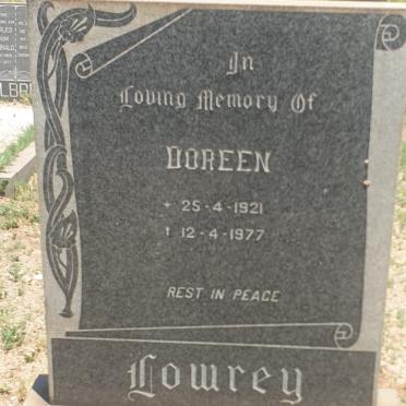 LOWREY Doreen 1921-1977