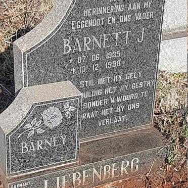 LIEBENBERG Barnett J. 1935-1998