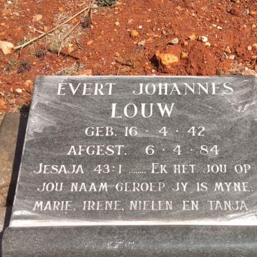 LOUW Evert Johannes 1942-1984