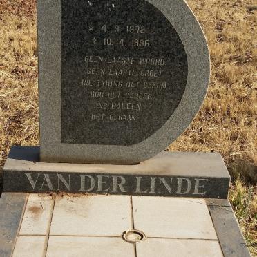 LINDE Daleen, van der 1972-1996
