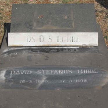 LUBBE David Stefanus 18?9-1976