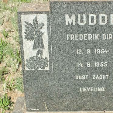 MUDDE Frederik Dirk 1954-1955