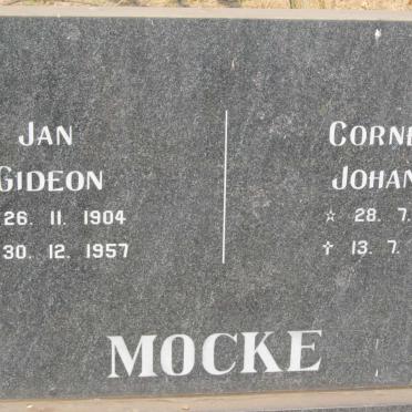MOCKE Jan Gideon 1904-1957 &amp; Cornelia Johanna 1910-1992