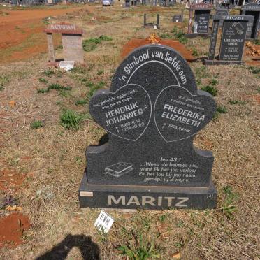 MARITZ Hendrik Johannes 1963-2014 & Frederika Elizabeth 1966- 