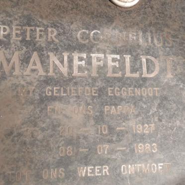 MANEFELDT Peter Cornelius 1927-1983