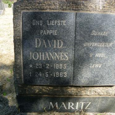 MARITZ David Johannes 1895-1963