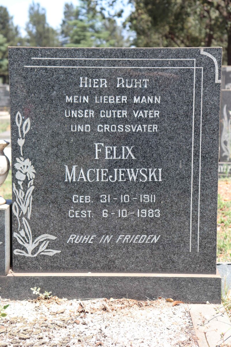 MACIEJEWSKI Felix 1911-1983