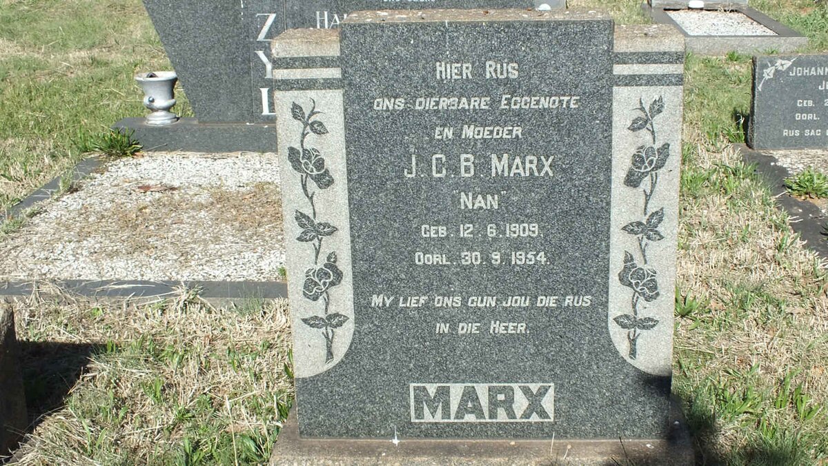 MARX J.C.B. 1909-1954