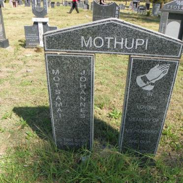 MOTHUPI Motsamai Johannes 1961-2008