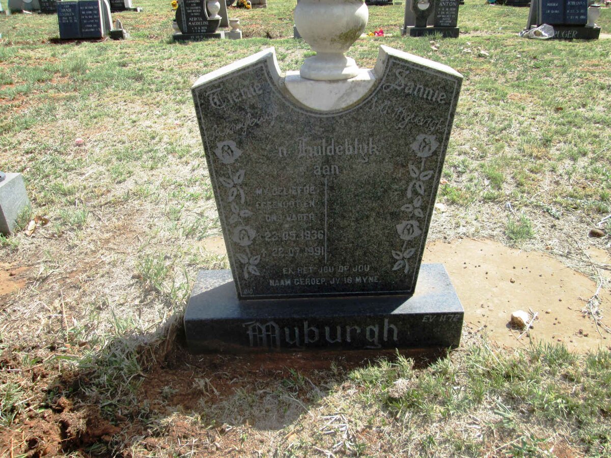 MYBURGH Tienie 1936-1991