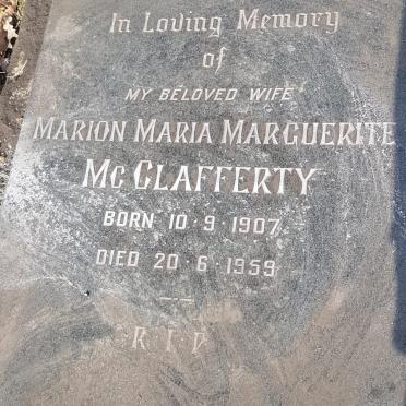 McCLAFFERTY Marion Maria Marguerite 1907-1959