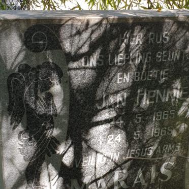 MARAIS Jan-Hennie 1965-1965
