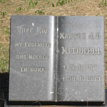 MITCHELL Martha J.C. 1918-1983