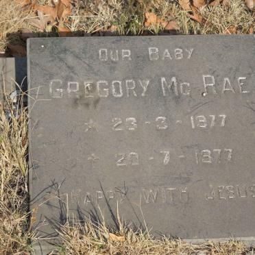 McRAE Gregory 1977-1977