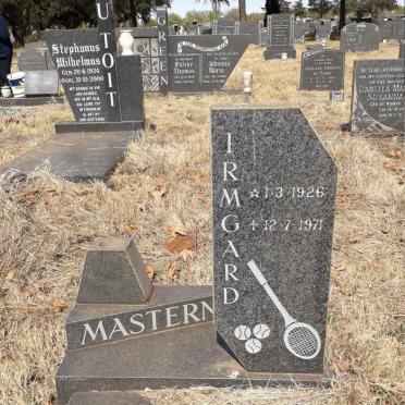 MASTERN Irmgard 1926-1971