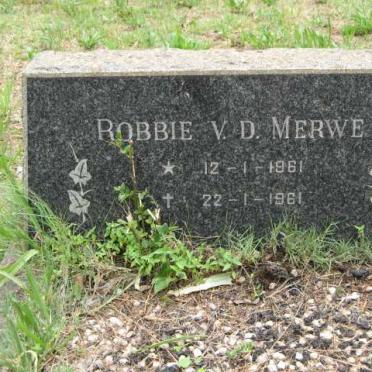 MERWE Robbie, v.d. 1961-1961