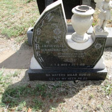 MYBURGH Judy 1928-1991