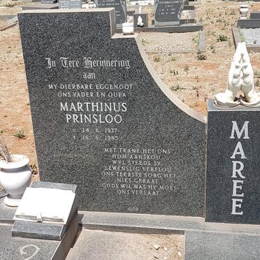 MAREE Marthinus Prinsloo 1927-1985