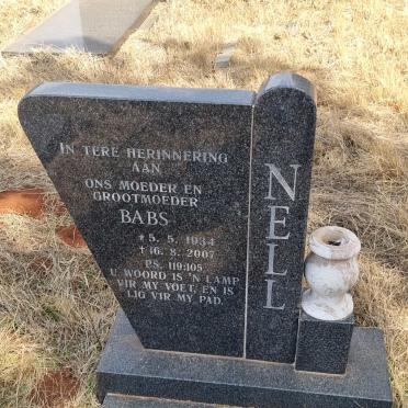 NELL Babs 1934-2007