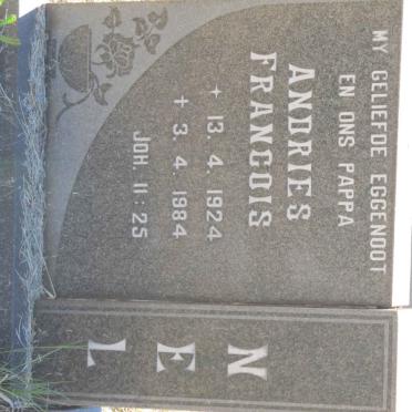 NEL Andries Francois 1924-1984