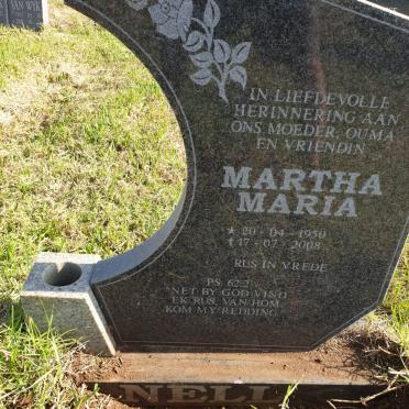 NELL Martha Maria 1950-2008