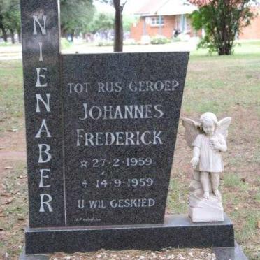 NIENABER Johannes Frederick 1959-1959