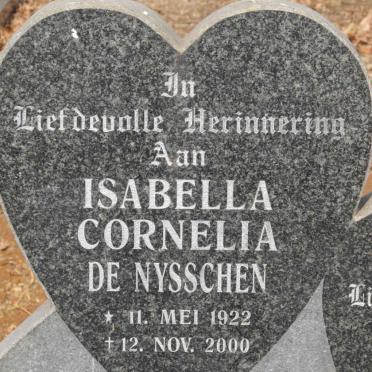 NYSSCHEN Isabella Cornelia, de 1922-2000 :: HAMILTON Jacomina Aletta 1948-1967