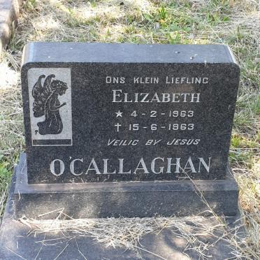 O'CALLAGHAN Elizabeth 1963-1963