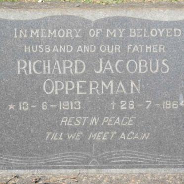 OPPERMAN Richard Jacobus 1913-1964