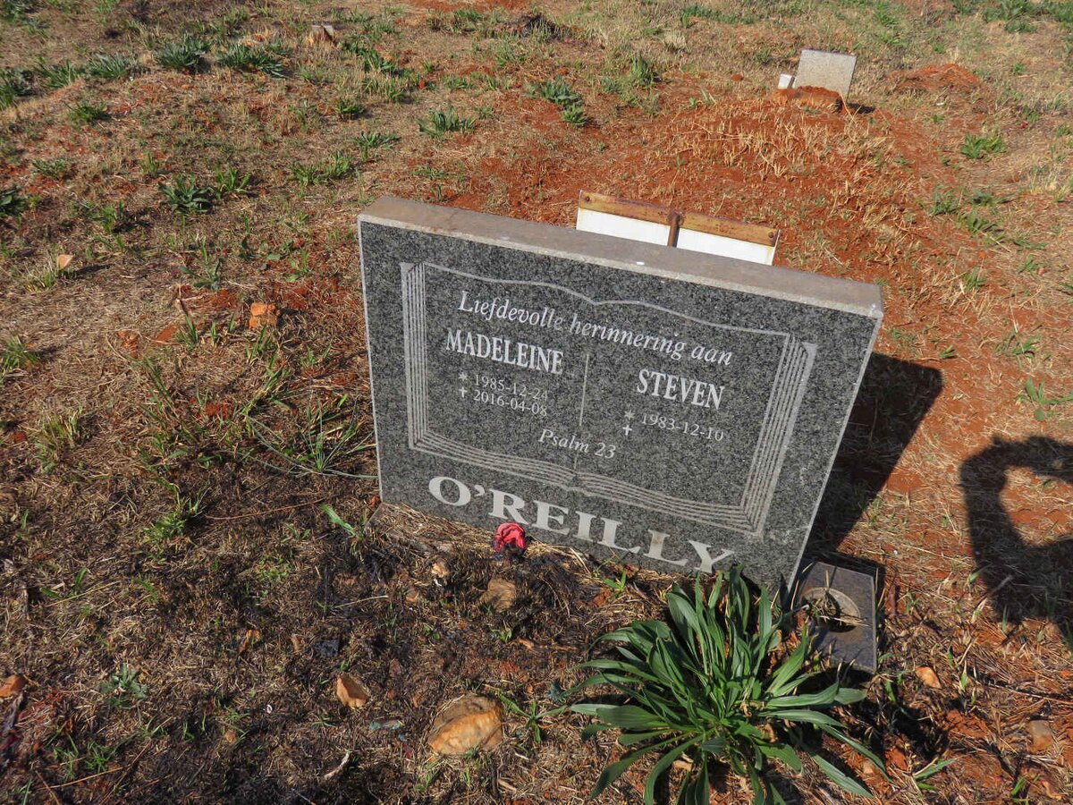 O'REILLY Steven 1983-  & Madeleine 1985-2016